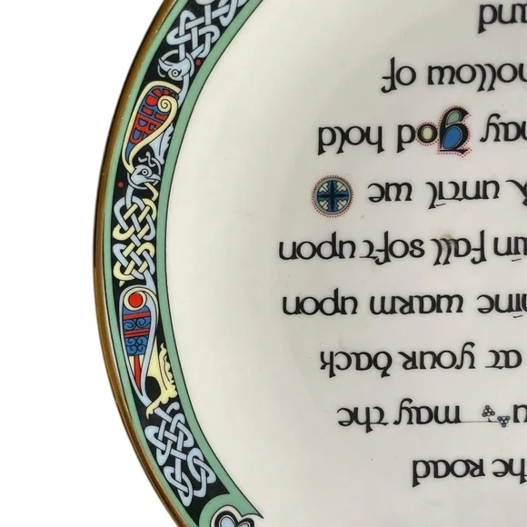 Royal Tara Fine Bone China Irish Blessing Collectible Plate Made in Ireland - Picture 5 of 8